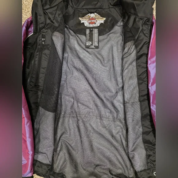 Harley-Davidson Purple and Black Jacket - Picture 6 of 6